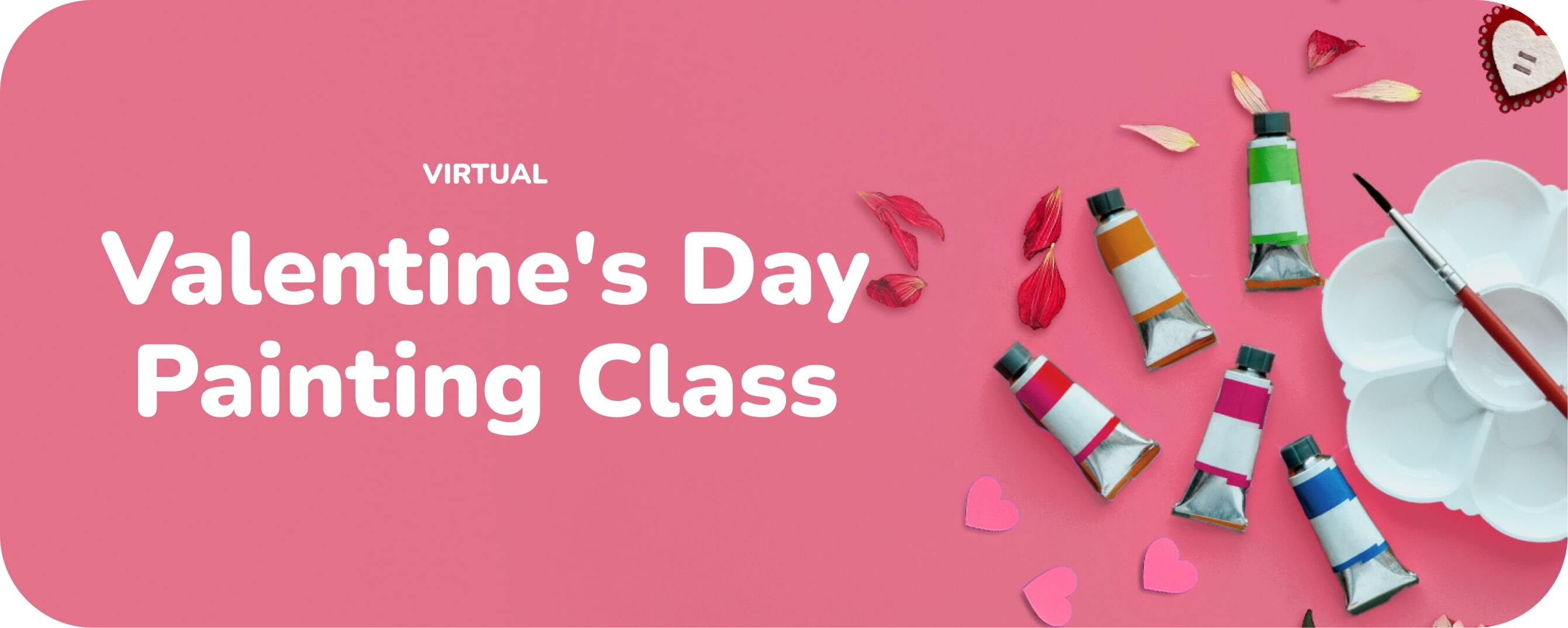 Virtual Valentine's Day Painting Class