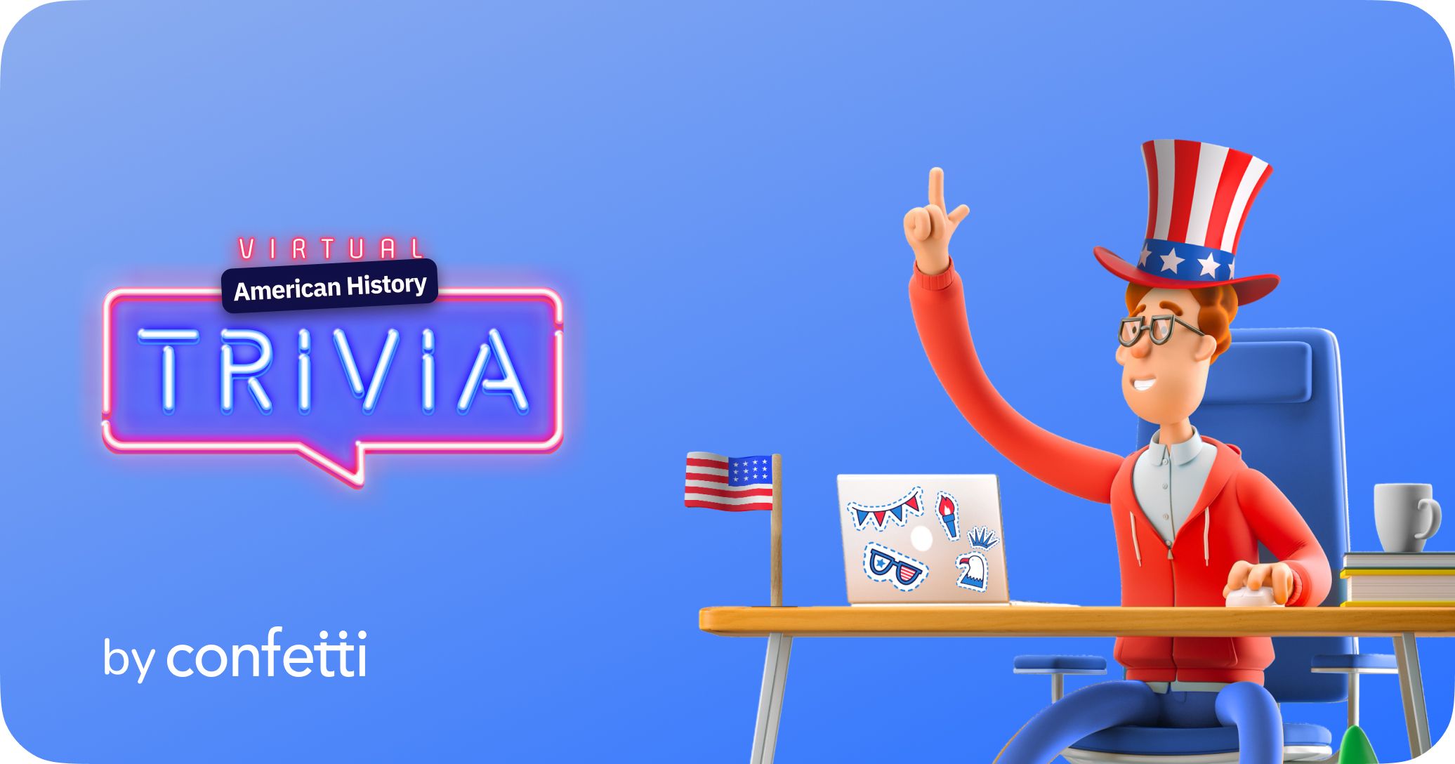 Virtual American History Trivia by Confetti