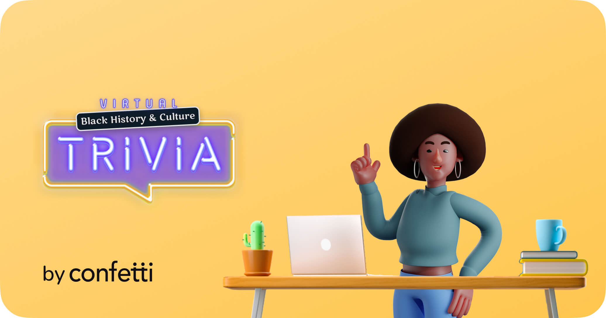 Virtual Black History & Culture Trivia by Confetti