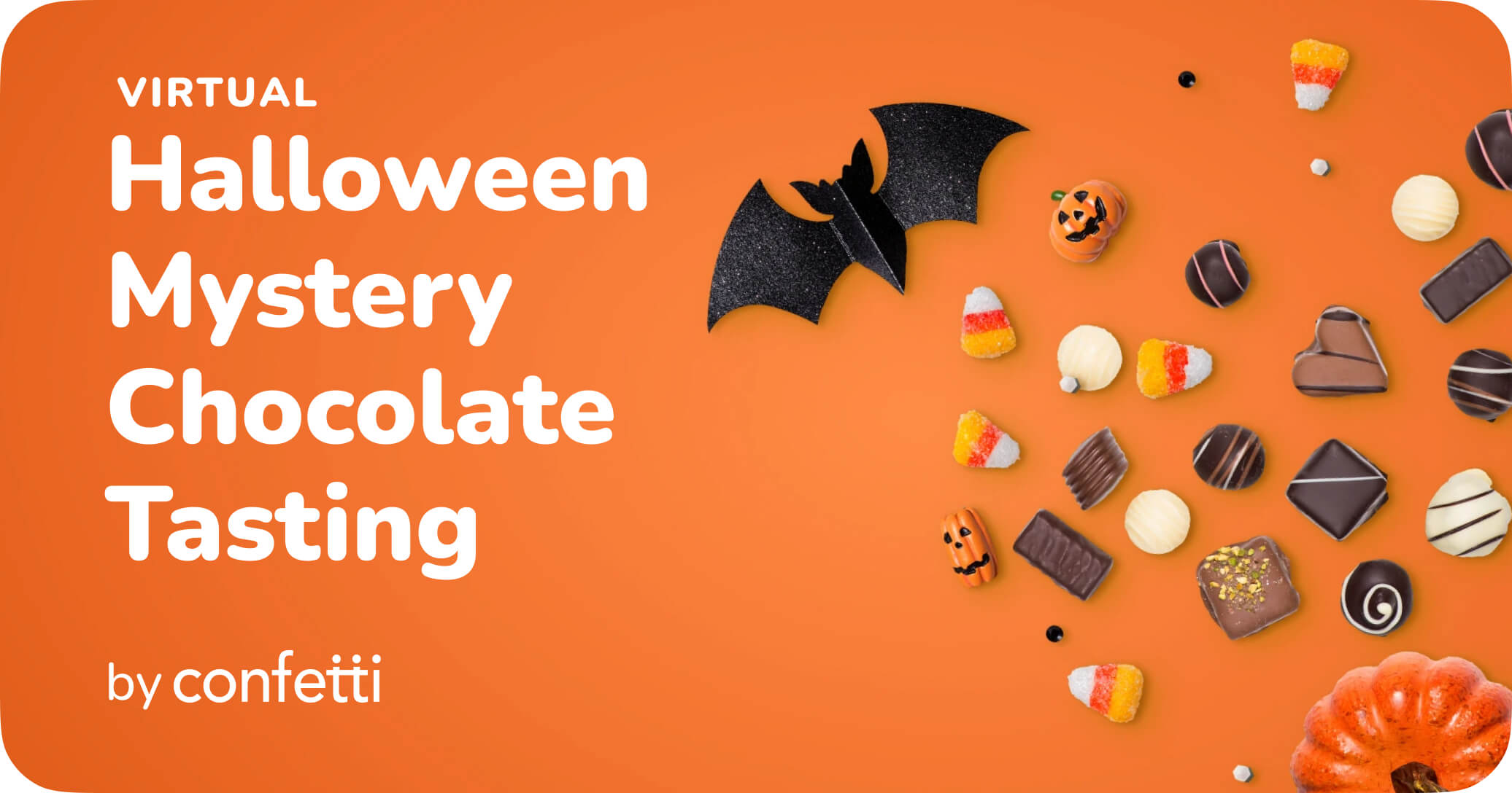 Virtual Halloween Mystery Chocolate Tasting by Confetti 