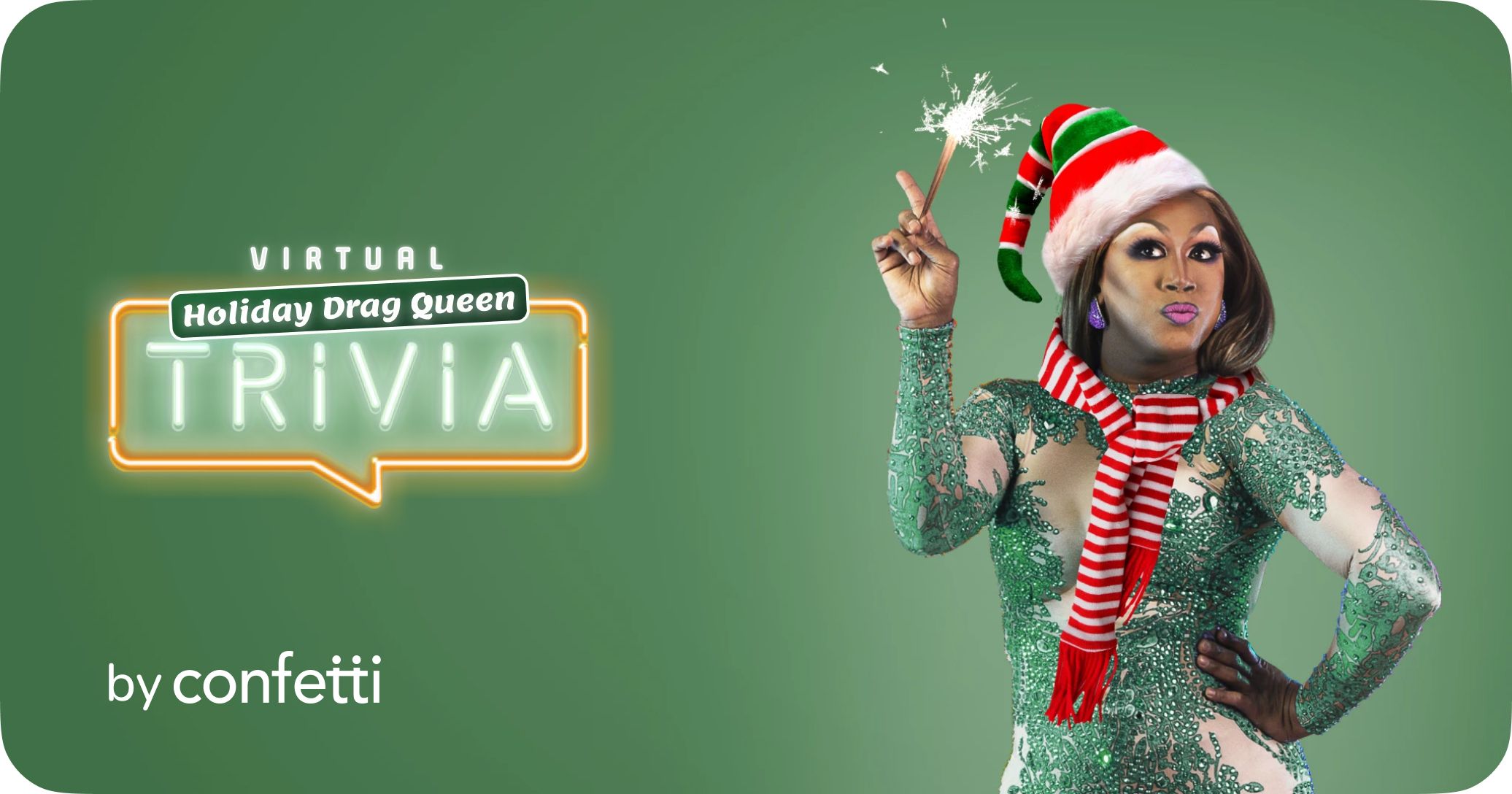 Virtual Holiday Drag Queen Trivia by Confetti